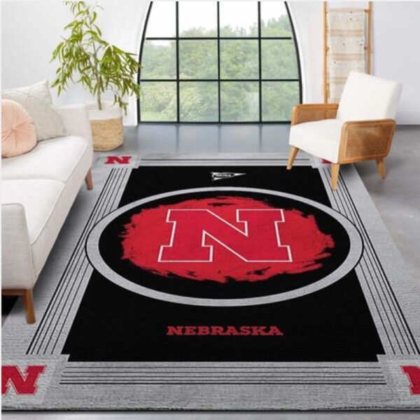 NCAA Nebraska Cornhuskers Area Rug Bring The Excitement Of College Sports To Your Home