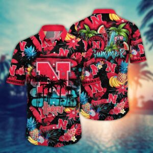 NCAA Nebraska Cornhuskers Hawaiian Shirt…