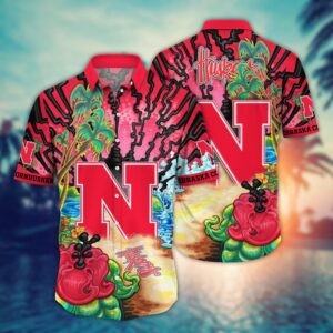 NCAA Nebraska Cornhuskers Hawaiian Shirt…