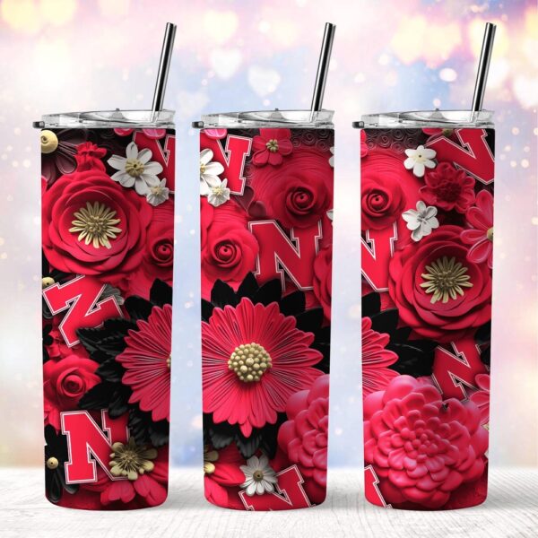 NCAA Nebraska Cornhuskers Skinny Tumbler Elegance In Every Sip