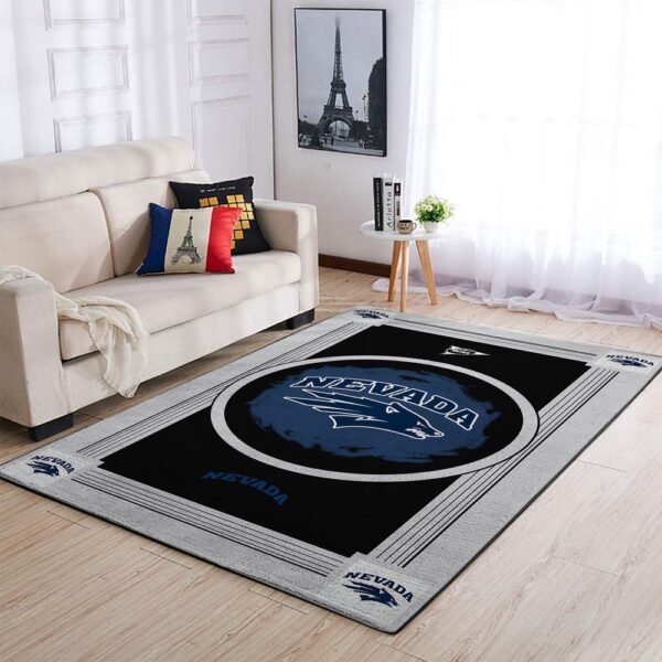 NCAA Nevada Wolf Pack Area Rug Athletic Elegance