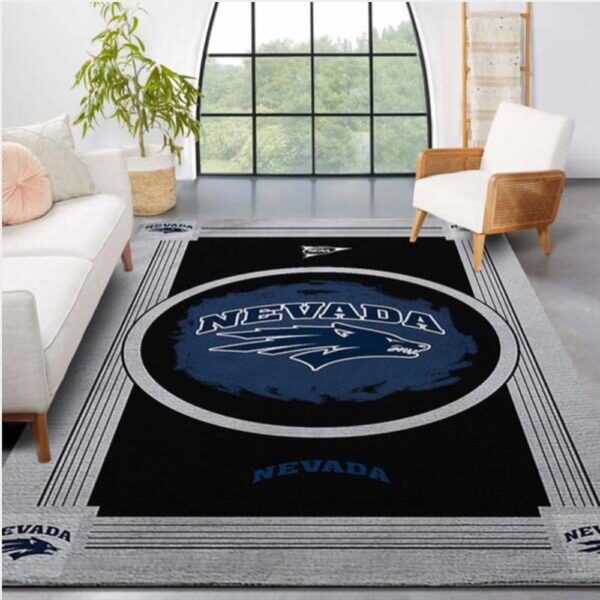 NCAA Nevada Wolf Pack Area Rug Bring The Excitement Of College Sports To Your Home