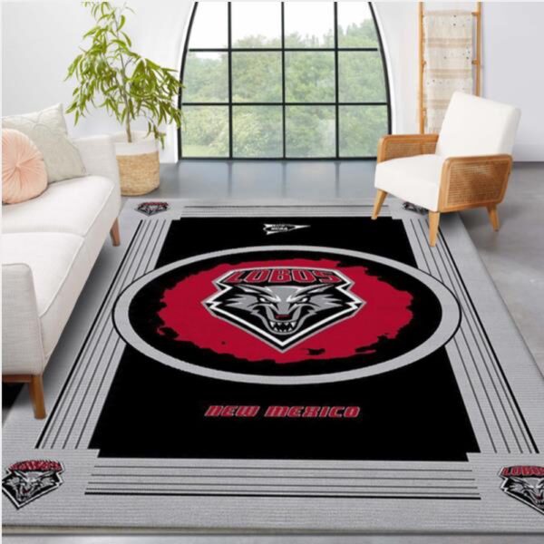 NCAA New Mexico Lobos Area Rug Bring The Excitement Of College Sports To Your Home