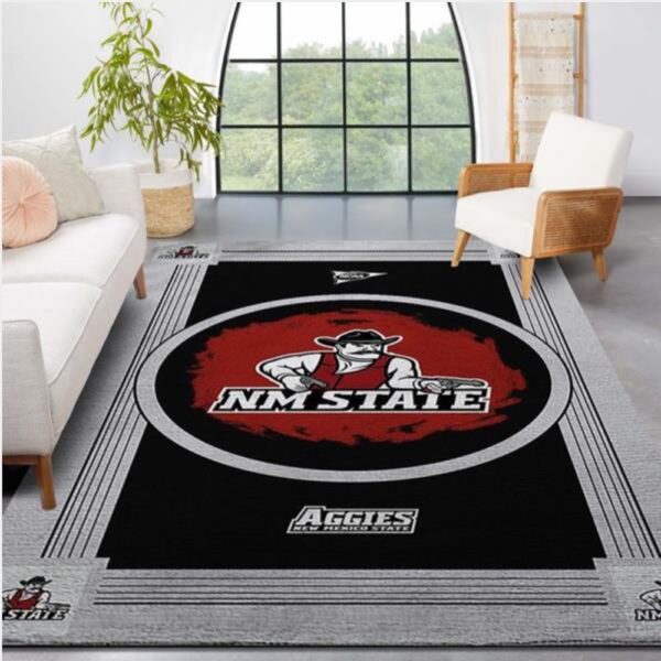 NCAA New Mexico State Aggies Area Rug Bring The Excitement Of College Sports To Your Home