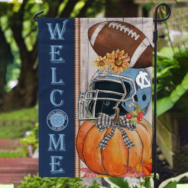 NCAA North Carolina Tar Heels Garden Flag College Pride Blooms