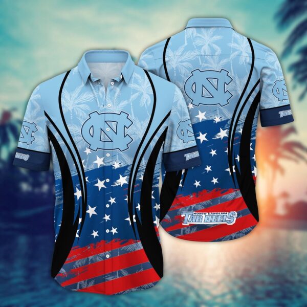 NCAA North Carolina Tar Heels Hawaiian Shirt Stadium Style For Sports Enthusiasts