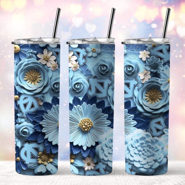 NCAA North Carolina Tar Heels Skinny Tumbler Elegance In Every Sip