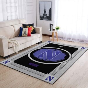 NCAA Northwestern Wildcats Area Rug…