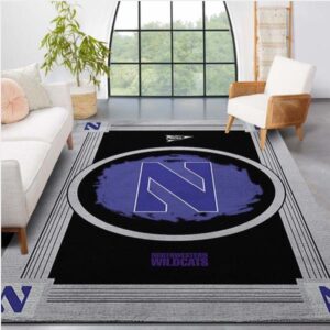 NCAA Northwestern Wildcats Area Rug…