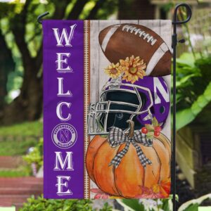 NCAA Northwestern Wildcats Garden Flag…