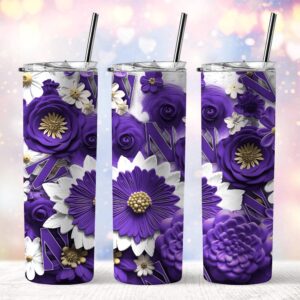 NCAA Northwestern Wildcats Skinny Tumbler…