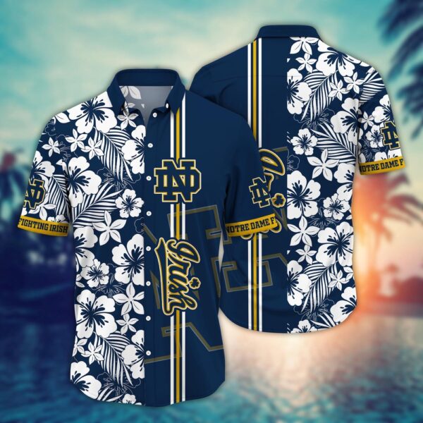 NCAA Notre Dame Fighting Irish Hawaiian Shirt Blossom Parade For Big Fan