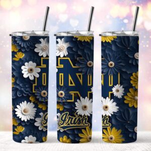 NCAA Notre Dame Fighting Irish Skinny Tumbler Team Spirit Refreshment 1