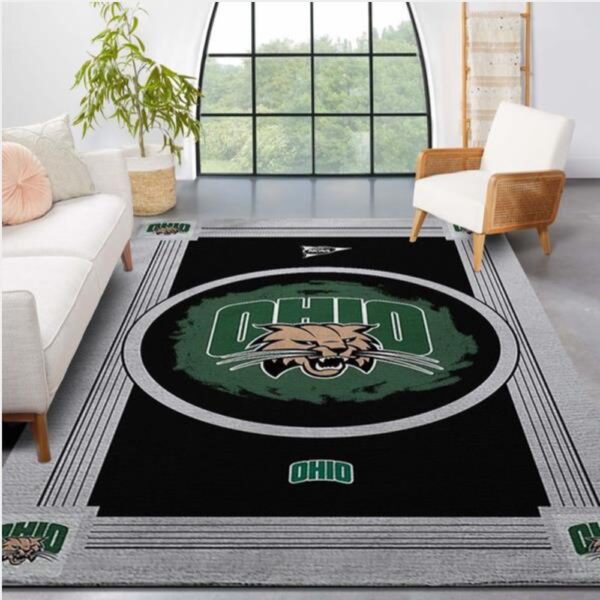 NCAA Ohio Bobcats Area Rug Bring The Excitement Of College Sports To Your Home