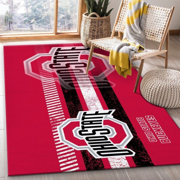 NCAA Ohio State Buckeyes Area Rug Add A Touch Of Flair To Your Living Space