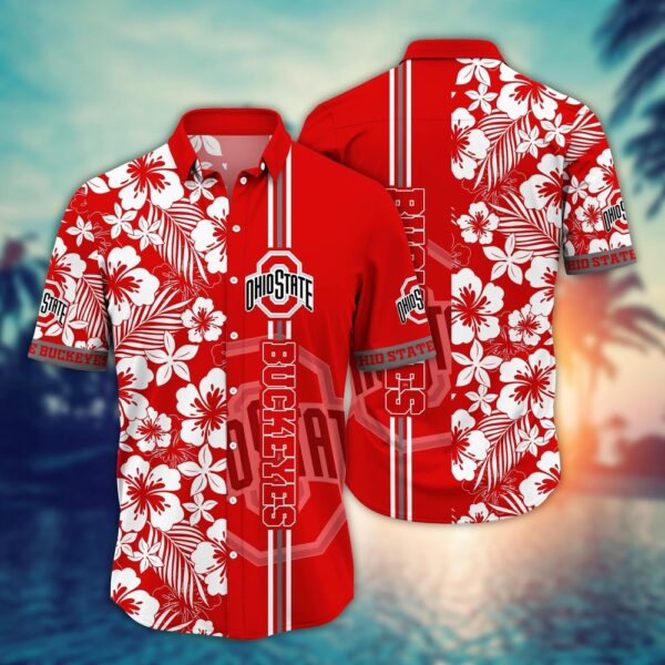 NCAA Ohio State Buckeyes Hawaiian Shirt Blossom Parade For Big Fan