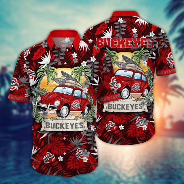 NCAA Ohio State Buckeyes Hawaiian Shirt Island Vibes For Big Fan