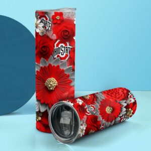 NCAA Ohio State Buckeyes Skinny Tumbler Elegant Sips Of Victory 2