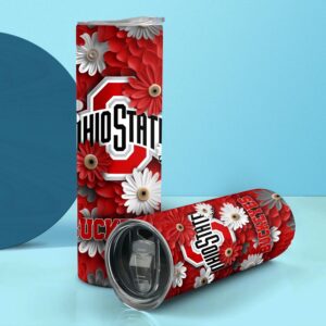 NCAA Ohio State Buckeyes Skinny Tumbler Team Spirit Refreshment 2