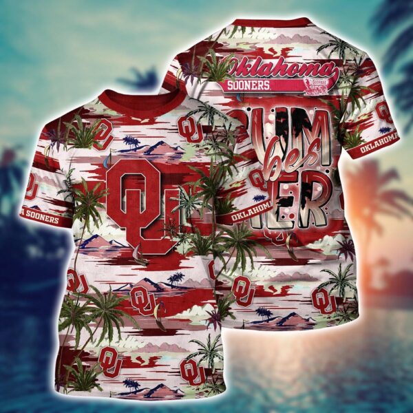 NCAA Oklahoma Sooners 3D T-Shirt Signature Comfort Style