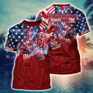 NCAA Oklahoma Sooners 3D T-Shirt…