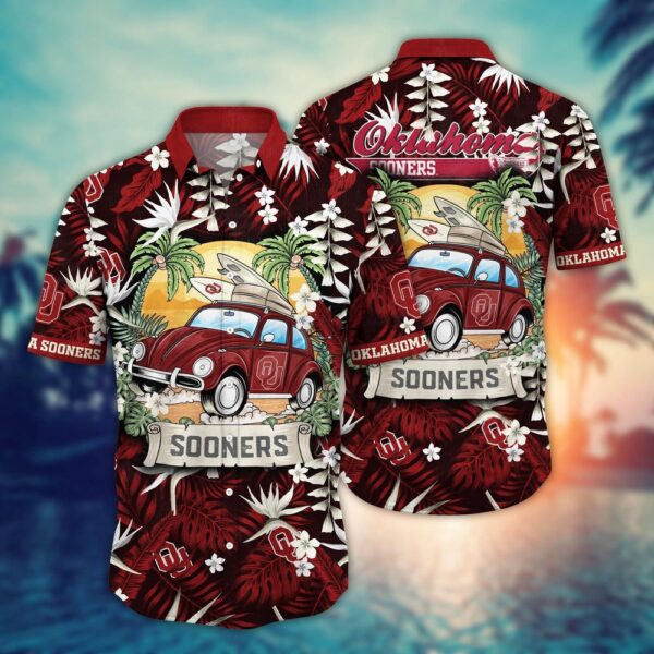 NCAA Oklahoma Sooners Hawaiian Shirt Island Vibes For Big Fan