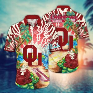 NCAA Oklahoma Sooners Hawaiian Shirt…