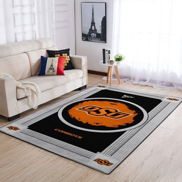 NCAA Oklahoma State Cowboys Area Rug Athletic Elegance