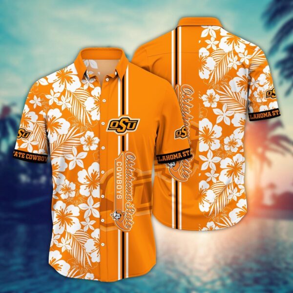 NCAA Oklahoma State Cowboys Hawaiian Shirt Blossom Parade For Big Fan