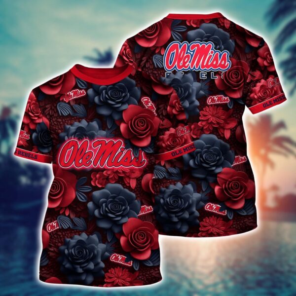 NCAA Ole Miss Rebels 3D T-Shirt Fashion Forward Bliss For Sports Fans