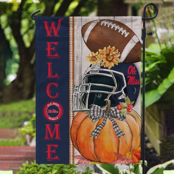 NCAA Ole Miss Rebels Garden Flag College Pride Blooms