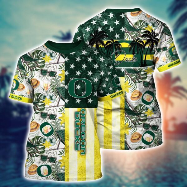 NCAA Oregon Ducks 3D T-Shirt Elegance In Style