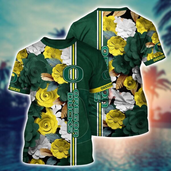 NCAA Oregon Ducks 3D T-Shirt Magic Threads Parade For Sports Fans