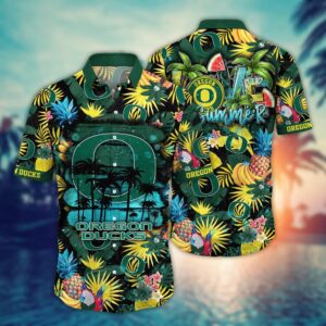 NCAA Oregon Ducks Hawaiian Shirt…