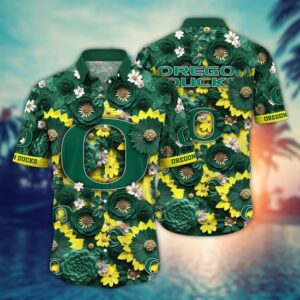 NCAA Oregon Ducks Hawaiian Shirt…