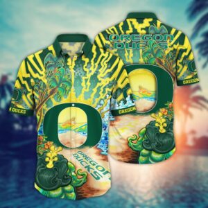 NCAA Oregon Ducks Hawaiian Shirt…