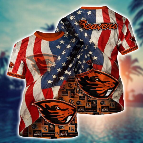 NCAA Oregon State Beavers 3D T-Shirt Comfort Haven Trends