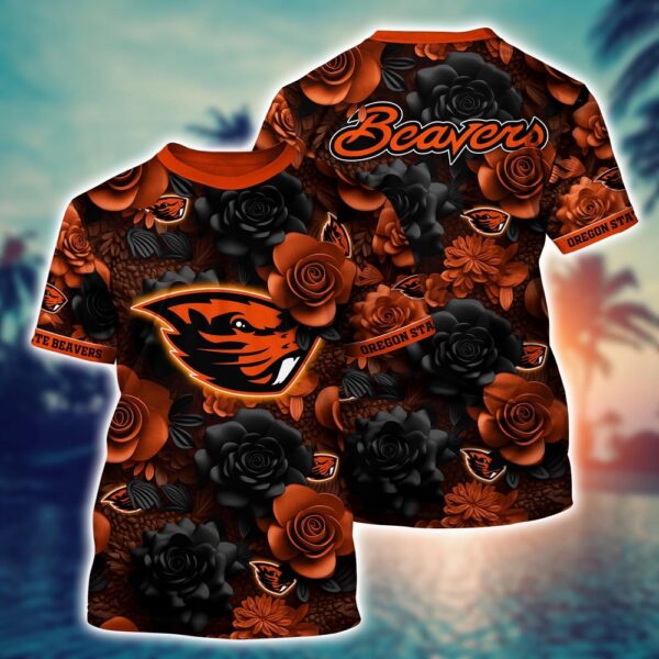 NCAA Oregon State Beavers 3D T-Shirt Fashion Forward Bliss For Sports Fans