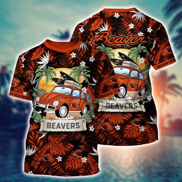 NCAA Oregon State Beavers 3D T-Shirt Fashion Fusion Vibes