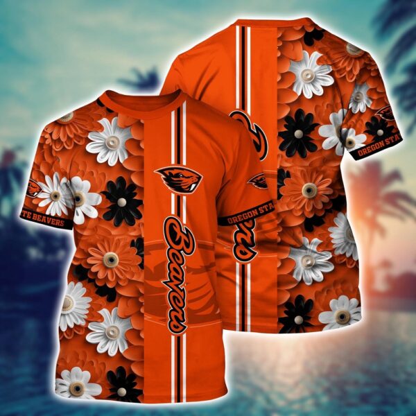 NCAA Oregon State Beavers 3D T-Shirt Trendsetting Everyday Vibes