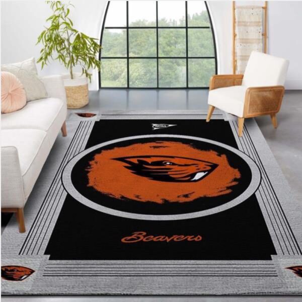 NCAA Oregon State Beavers Area Rug Bring The Excitement Of College Sports To Your Home