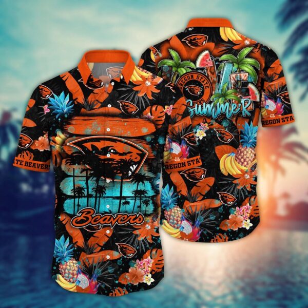 NCAA Oregon State Beavers Hawaiian Shirt Island Elegance For Big Fan