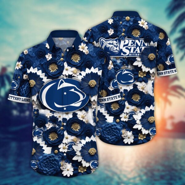 NCAA Penn State Nittany Lions Hawaiian Shirt Trendy Aloha For Big Fan