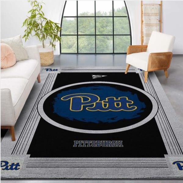 NCAA Pitt Panthers Area Rug Bring The Excitement Of College Sports To Your Home