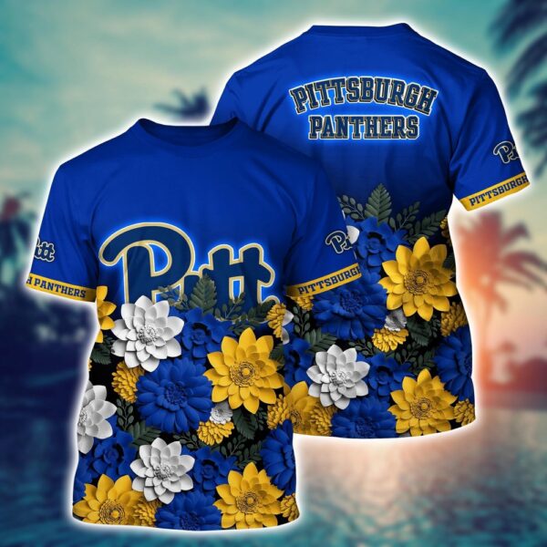 NCAA Pittsburgh Panthers 3D T-Shirt Champion Bliss Parade For Sports Fans