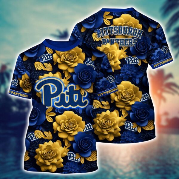 NCAA Pittsburgh Panthers 3D T-Shirt Champion Elegance Bliss For Sports Fans