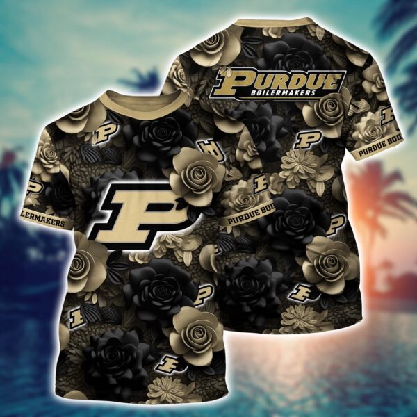 NCAA Purdue Boilermakers 3D T-Shirt Champion Elegance Bliss For Sports Fans