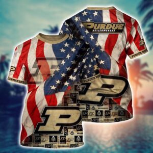 NCAA Purdue Boilermakers 3D T-Shirt…