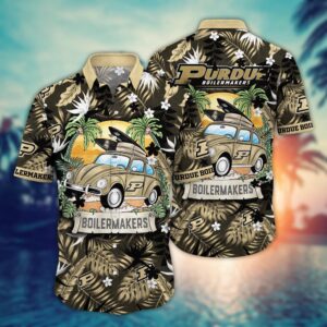 NCAA Purdue Boilermakers Hawaiian Shirt…