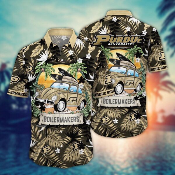 NCAA Purdue Boilermakers Hawaiian Shirt Island Glamour For Big Fan